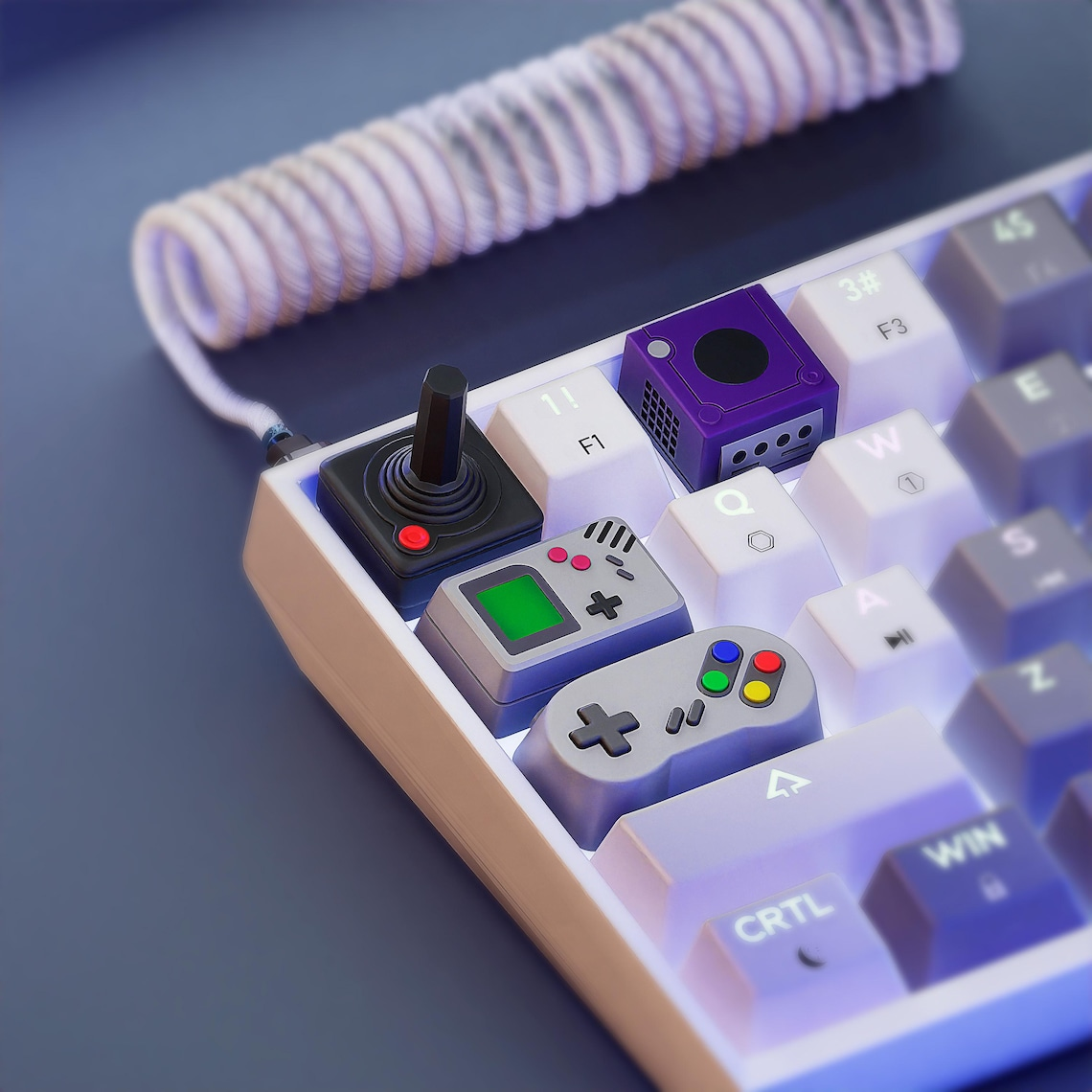 Handmade Videogame Console Keycaps