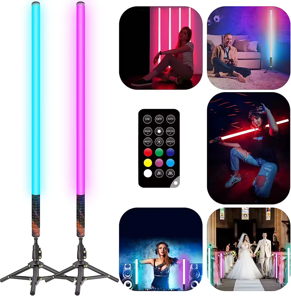 LUXCEO 85cm 4pcs 3W LED Mood Light